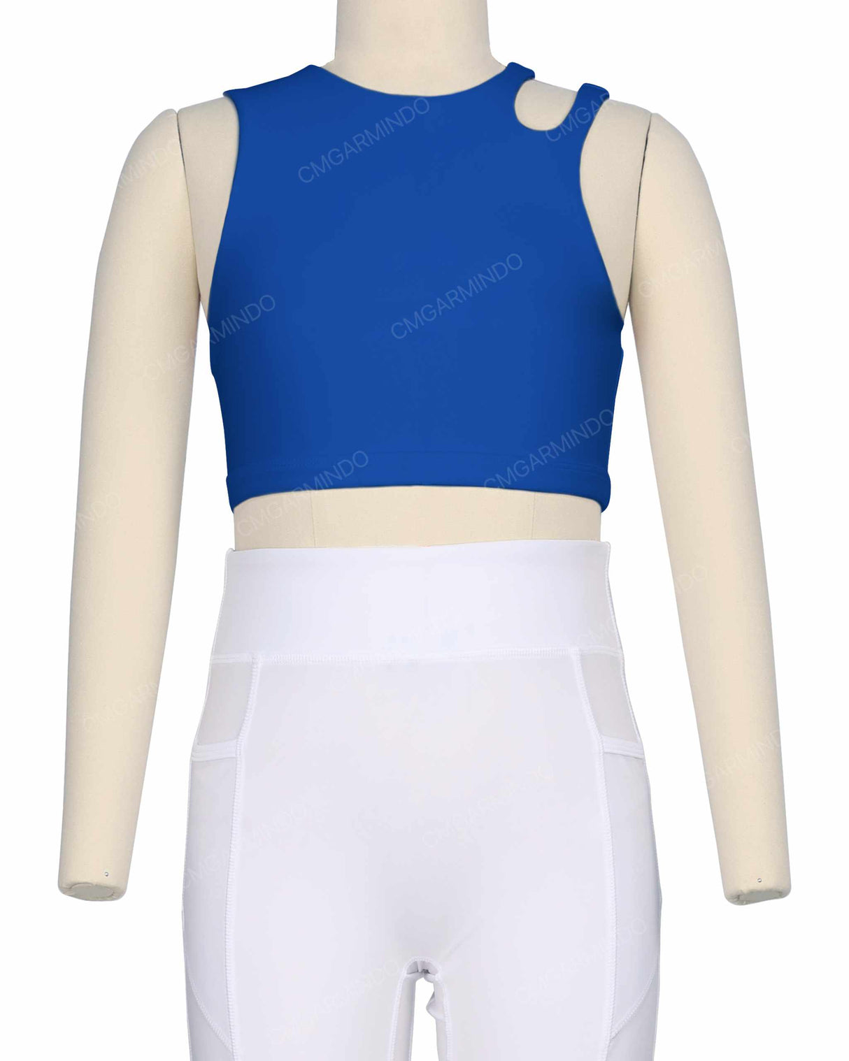 Sleeveless Shoulder Cut Out Top