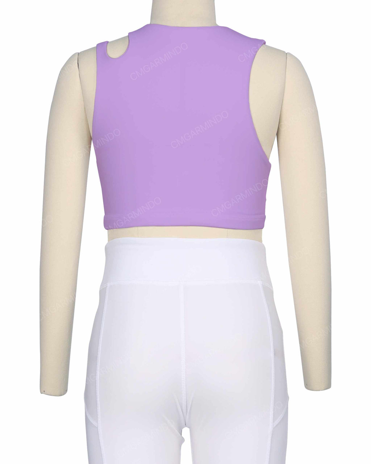 Sleeveless Shoulder Cut Out Top