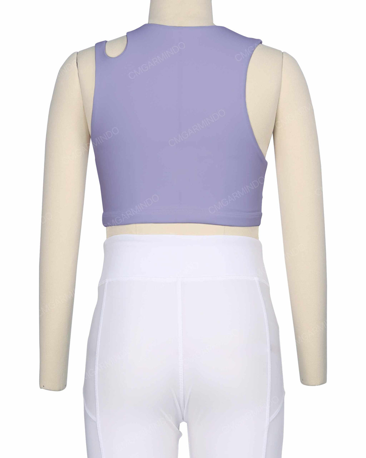 Sleeveless Shoulder Cut Out Top