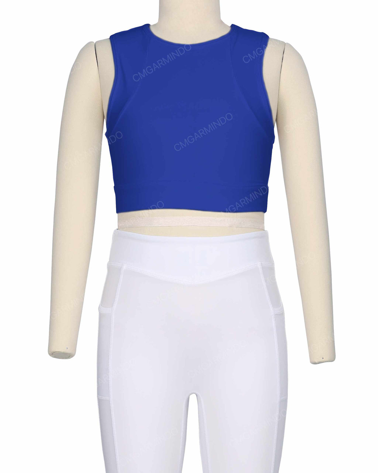 Sleeveless Multipanel Top