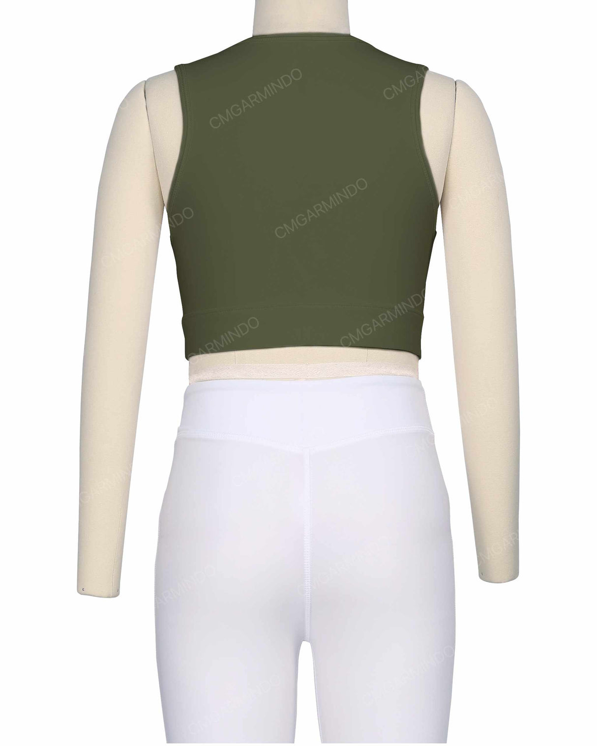 Sleeveless Multipanel Top