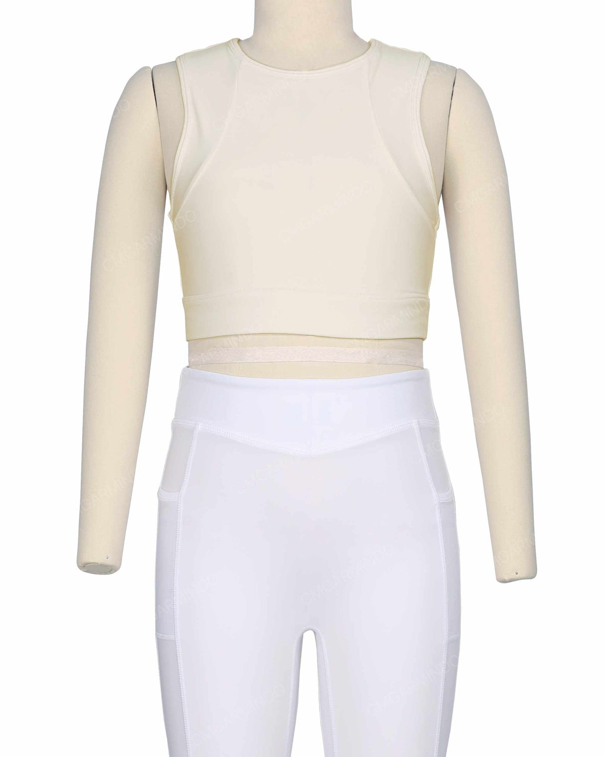 Sleeveless Multipanel Top