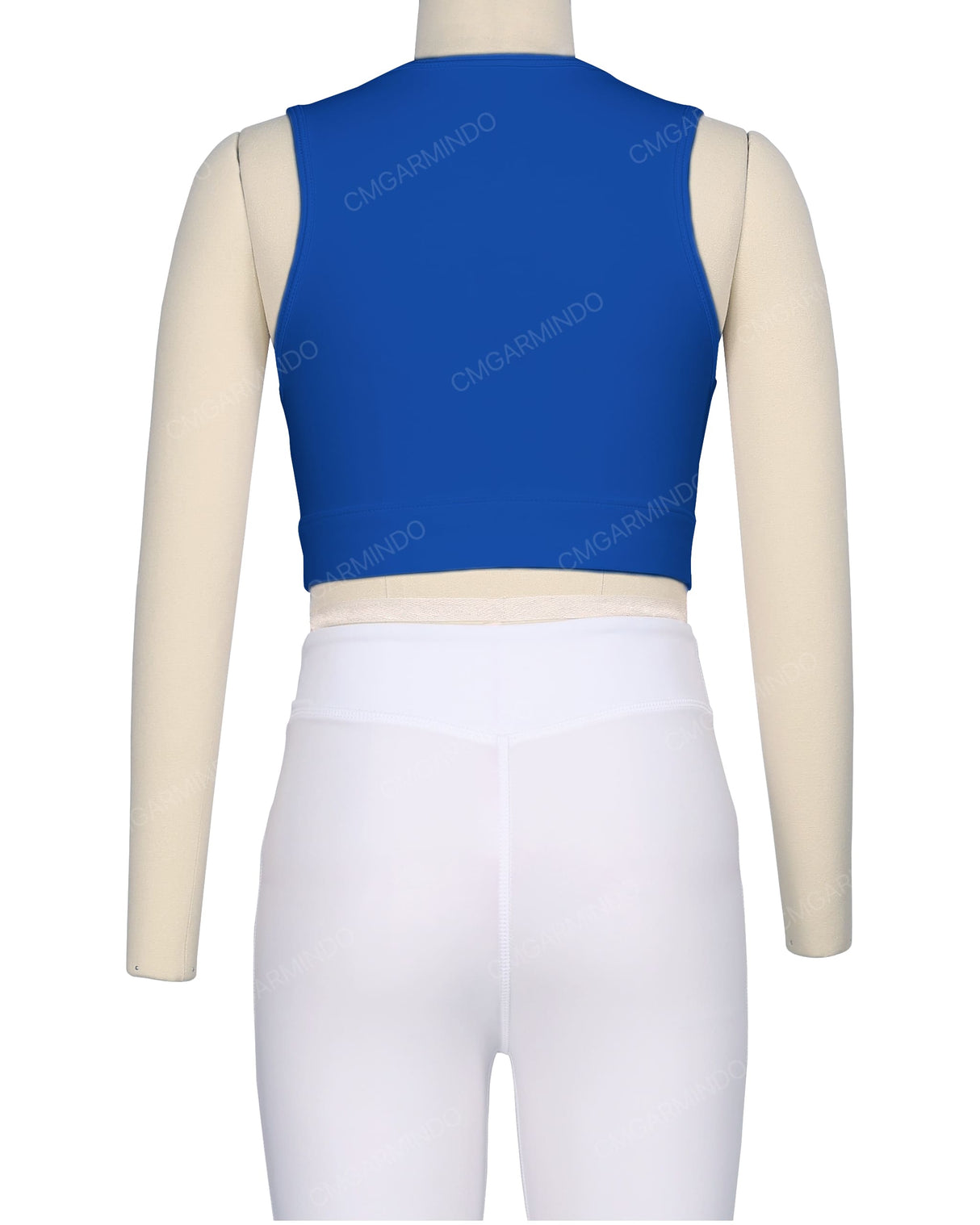 Sleeveless Multipanel Top
