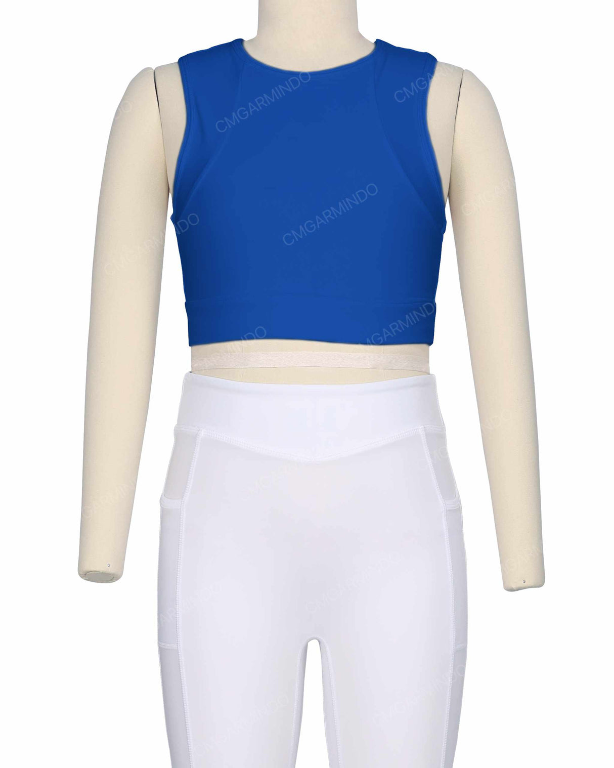 Sleeveless Multipanel Top