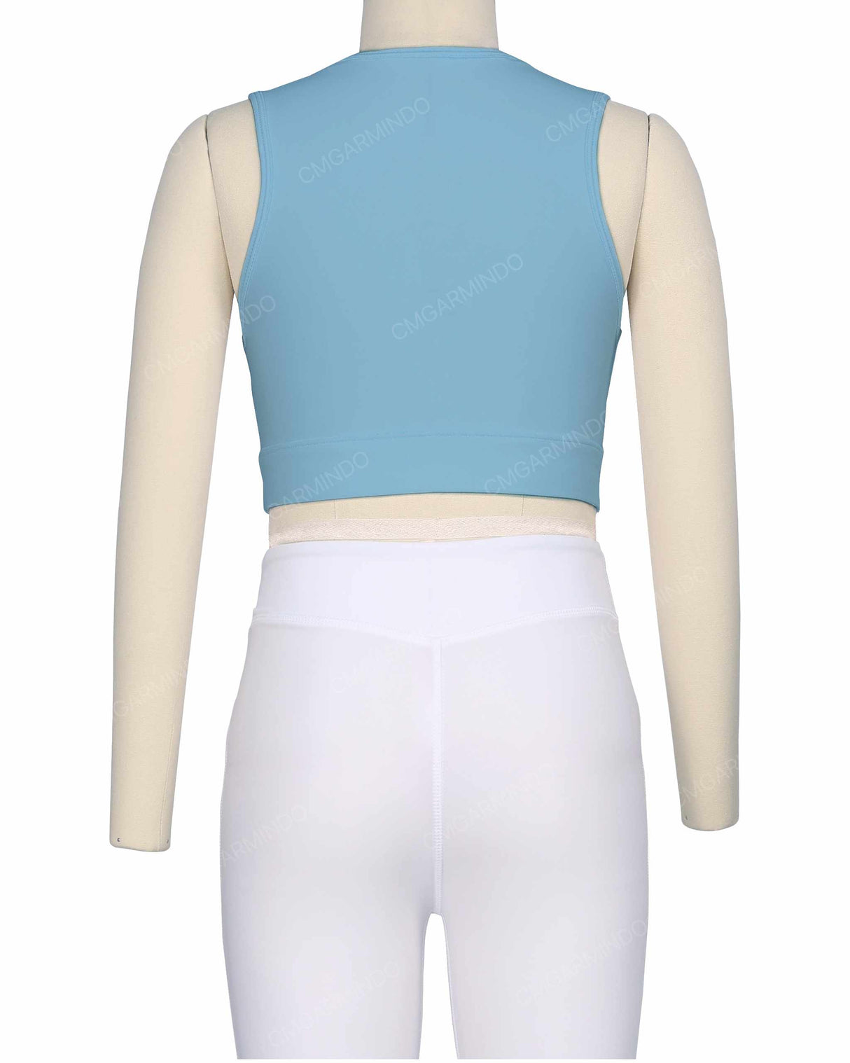 Sleeveless Multipanel Top