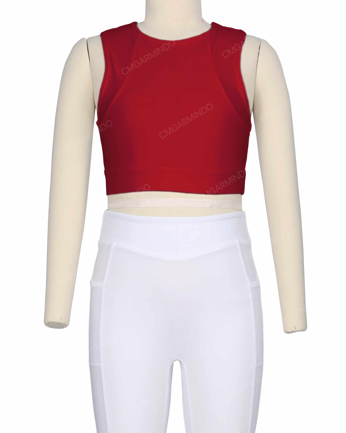 Sleeveless Multipanel Top