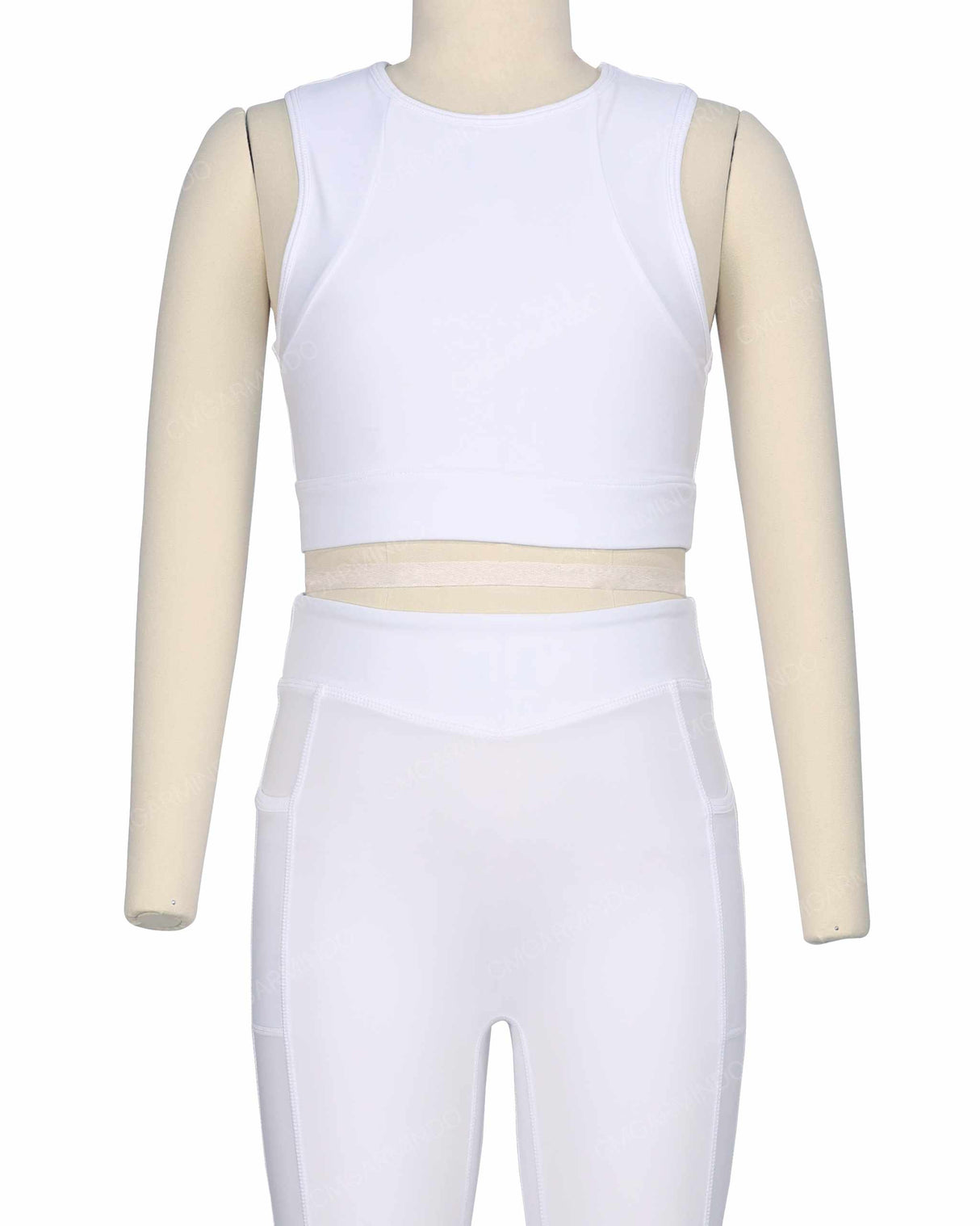 Sleeveless Multipanel Top