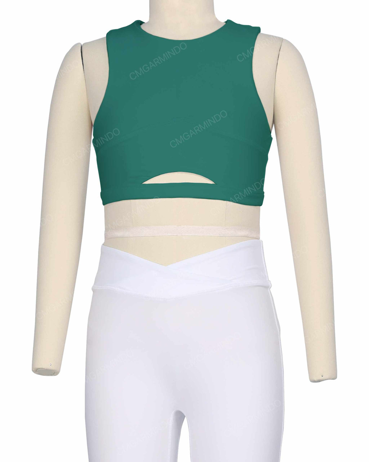 Sleeveless Front Cut Out Top