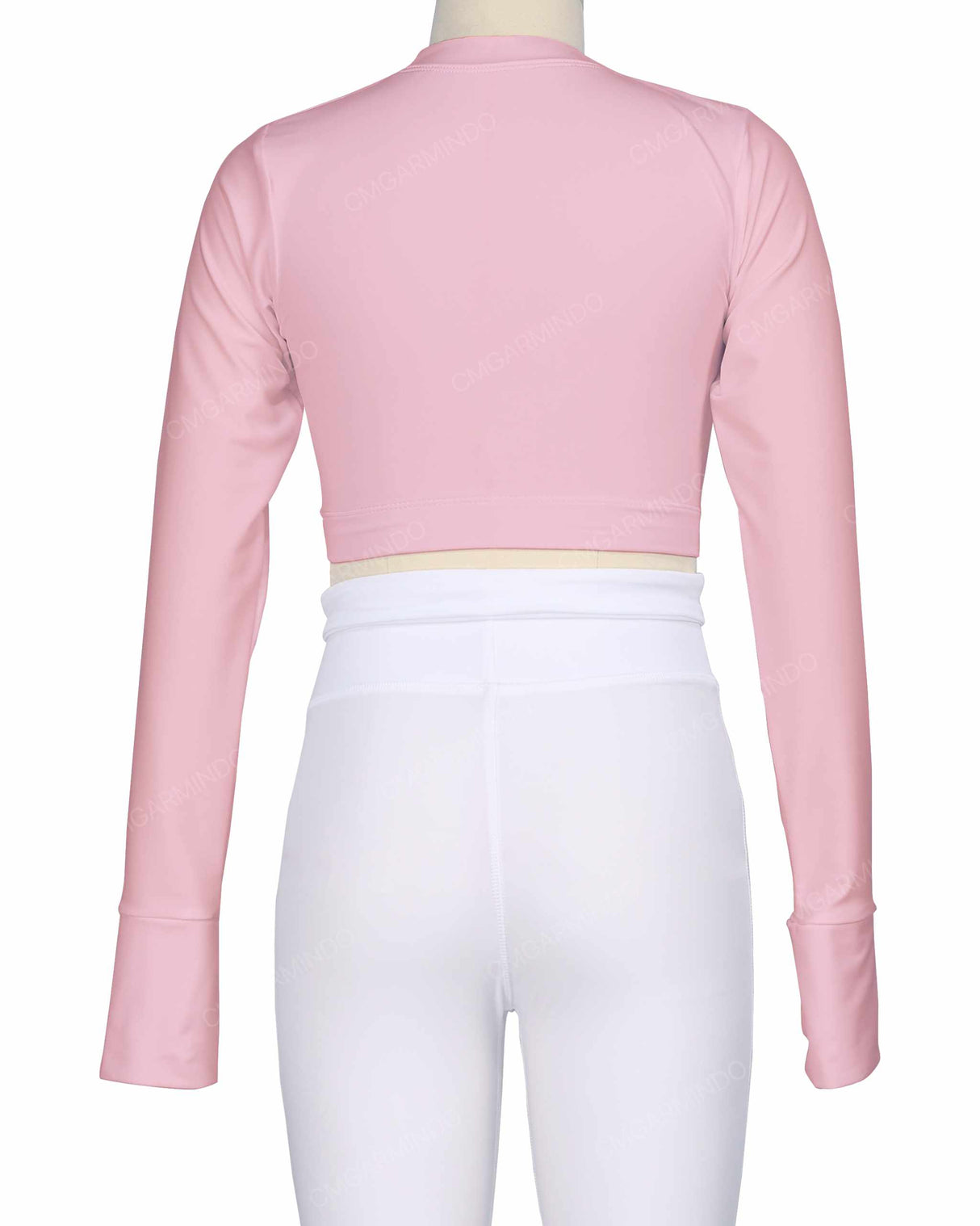 Long Sleeve Cross Waist Top
