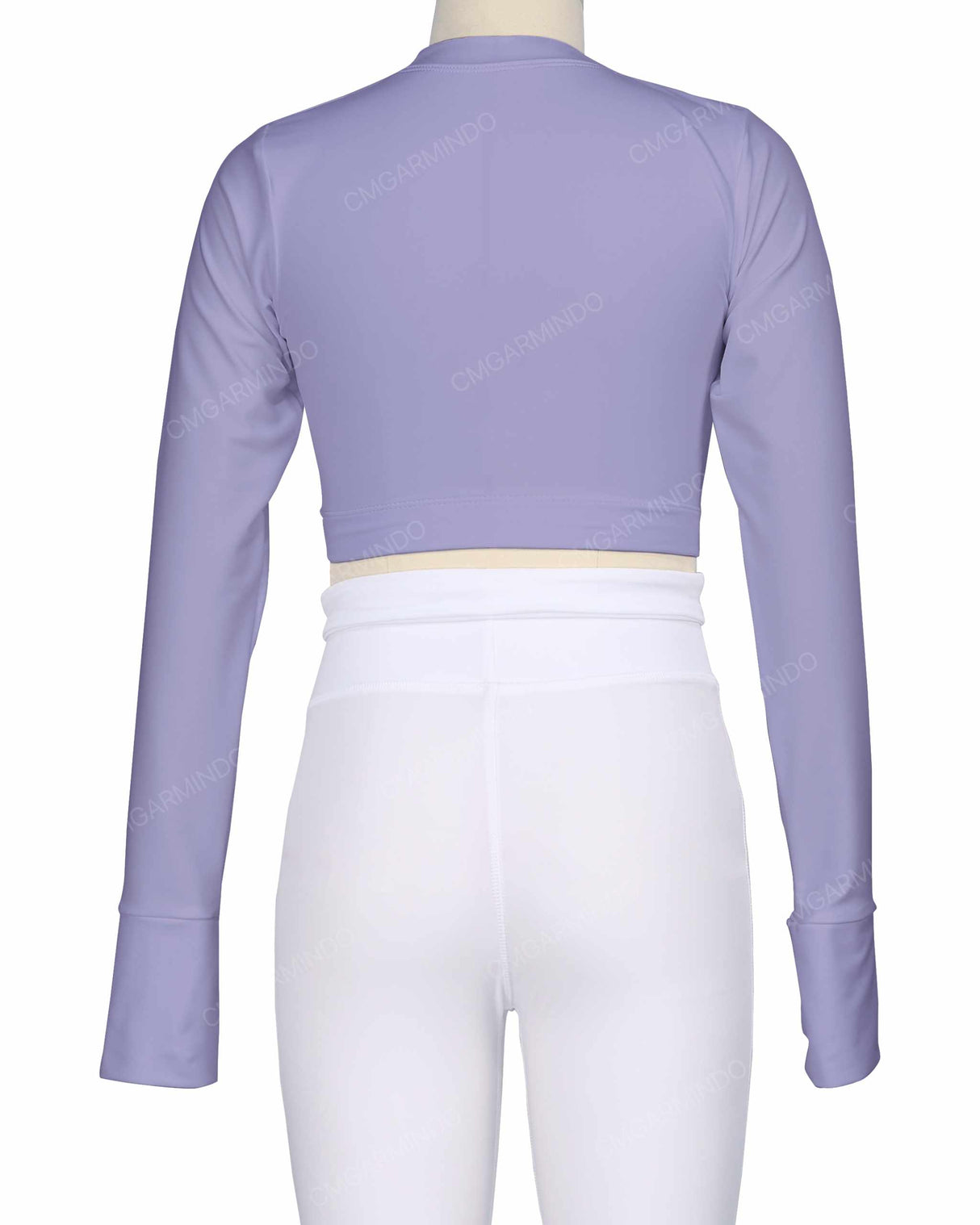 Long Sleeve Cross Waist Top