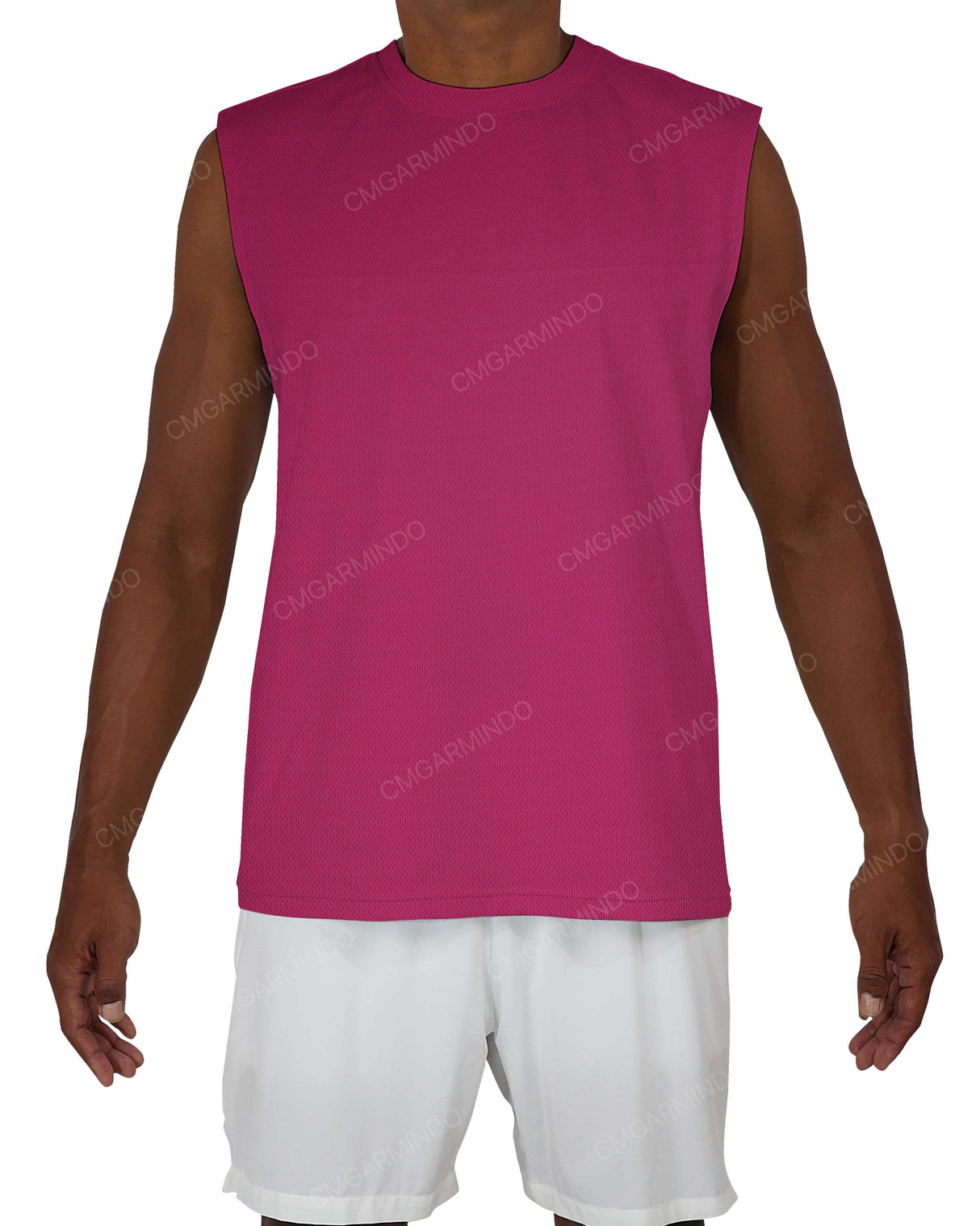 Sleeveless Crew Neck T-Shirt