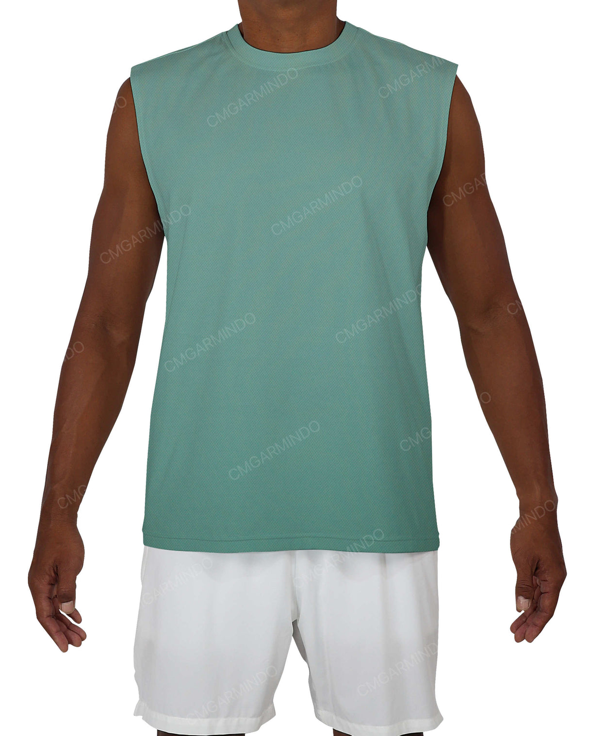 Sleeveless Crew Neck T-Shirt