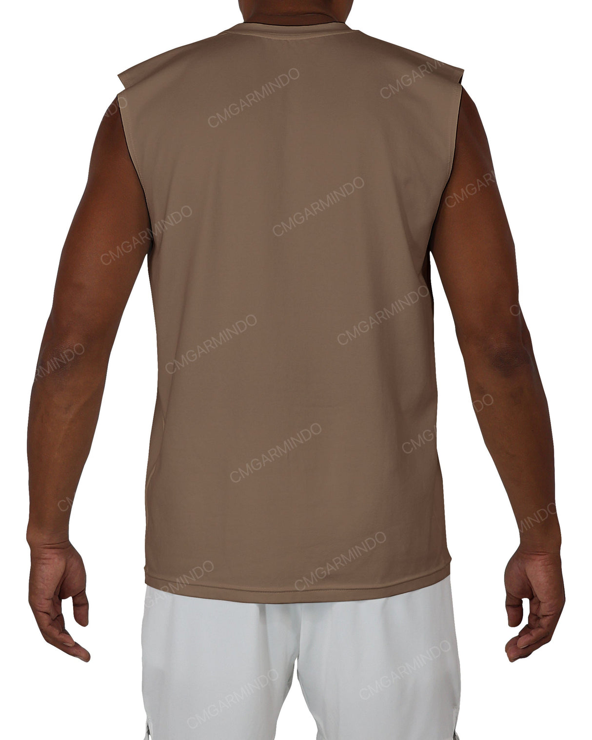 Sleeveless Crew Neck T-Shirt