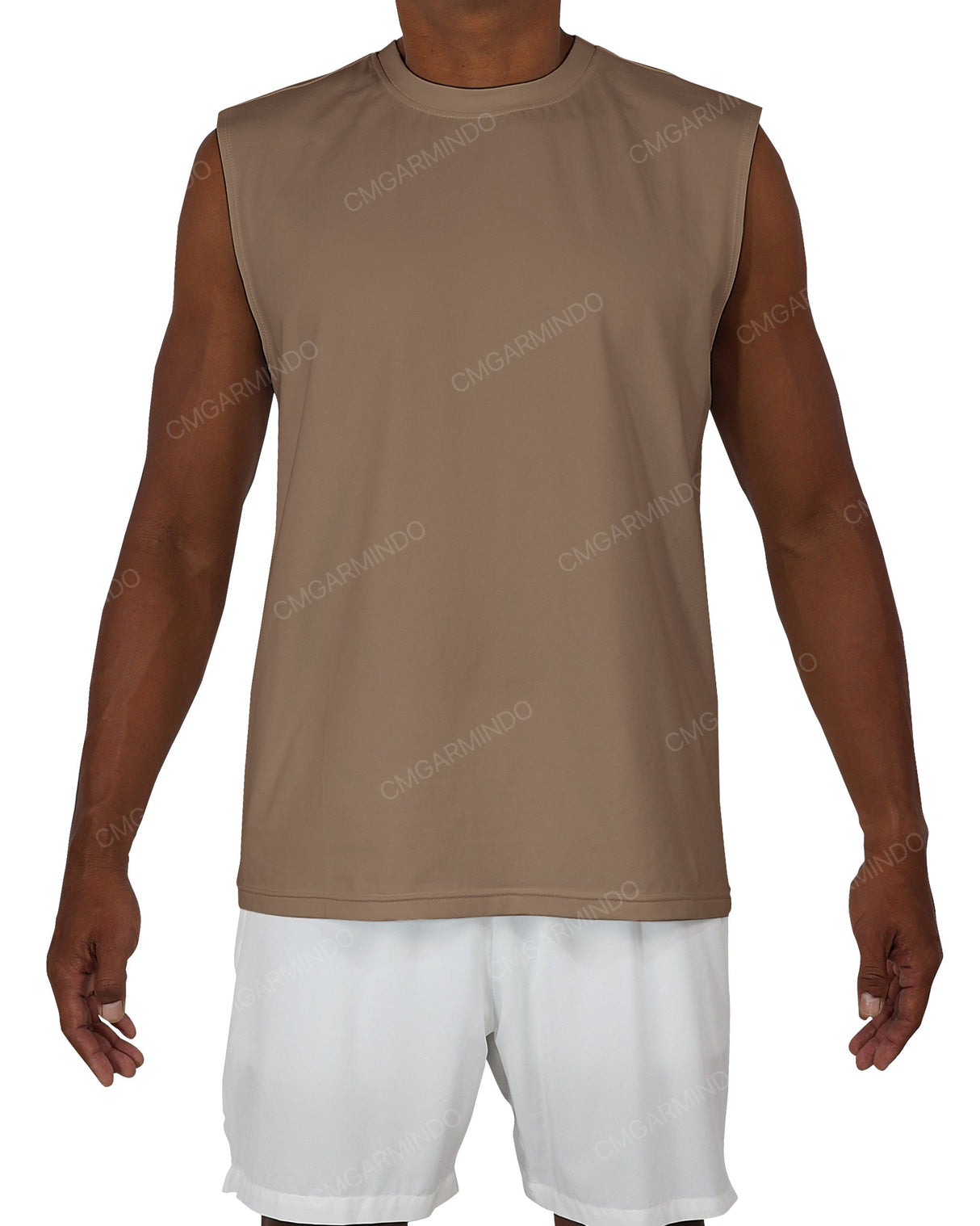 Sleeveless Crew Neck T-Shirt