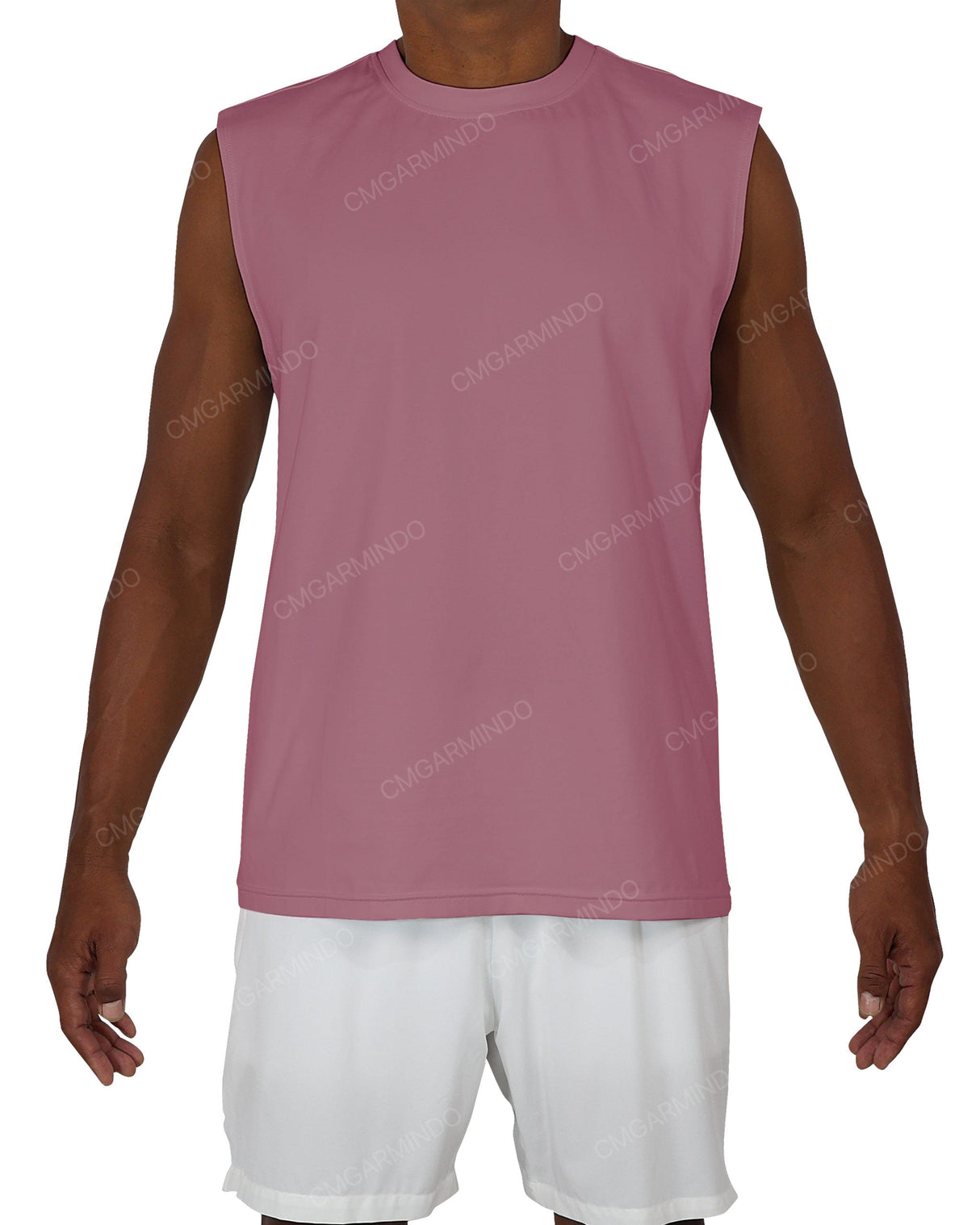 Sleeveless Crew Neck T-Shirt