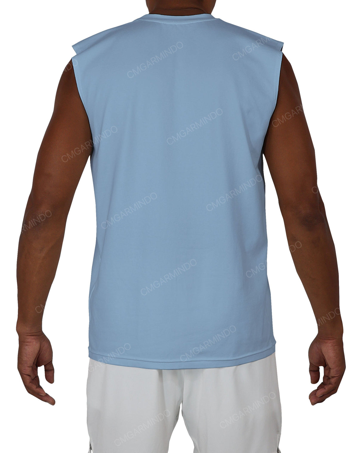 Sleeveless Crew Neck T-Shirt
