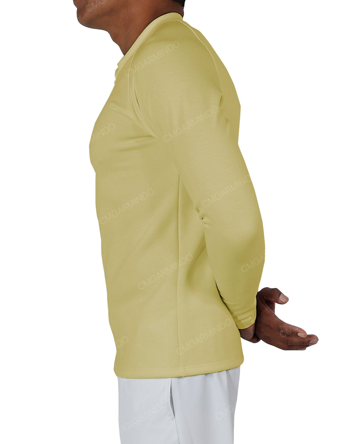 Fitted 1/4 Zip Long Sleeve Raglan T-Shirt