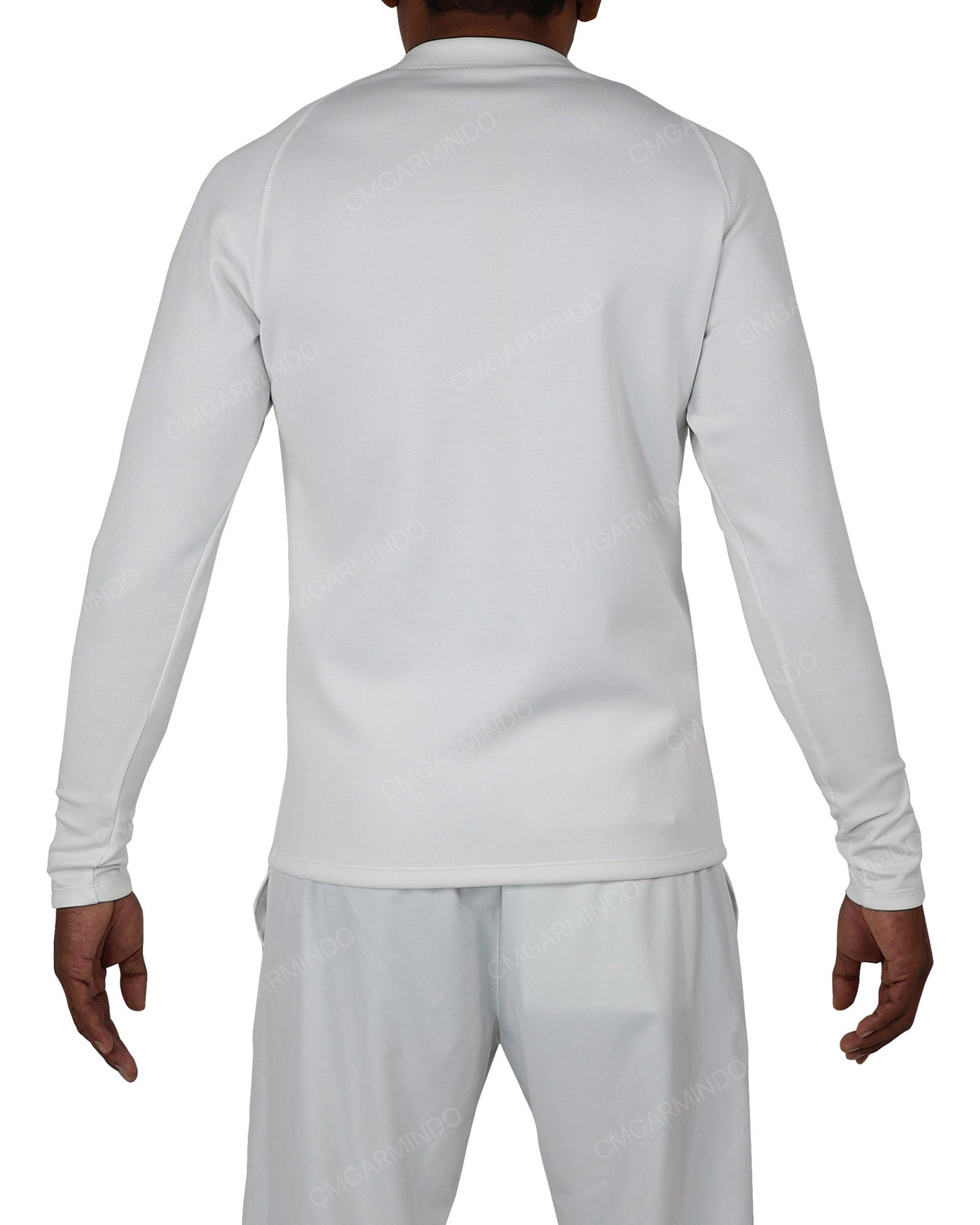 Fitted 1/4 Zip Long Sleeve Raglan T-Shirt