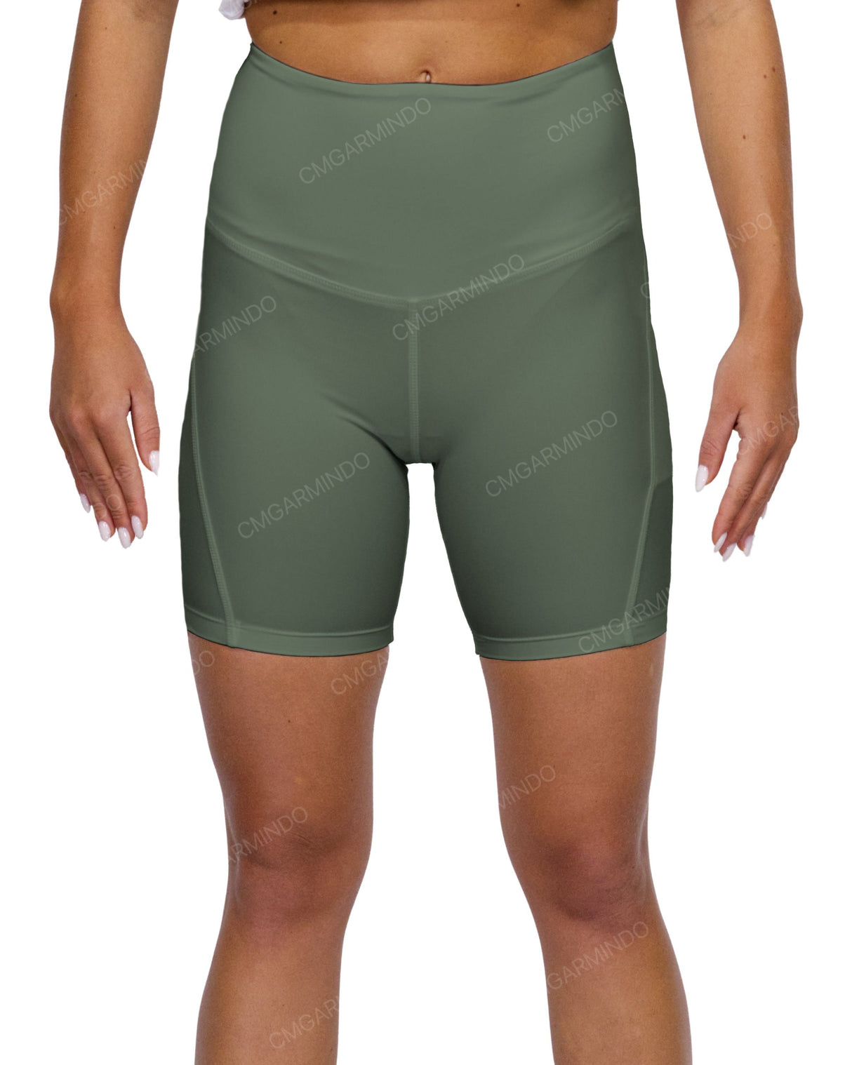 High Rise Multipanel Shorts