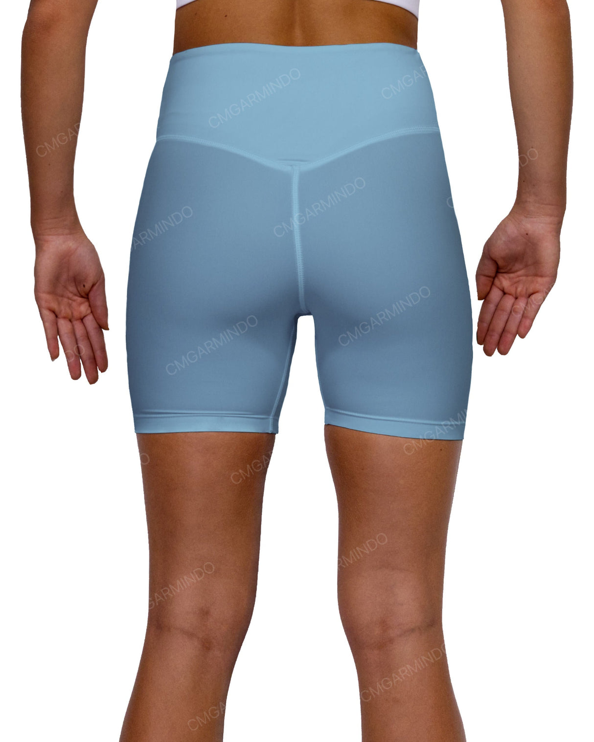 High Rise V-Back Shorts