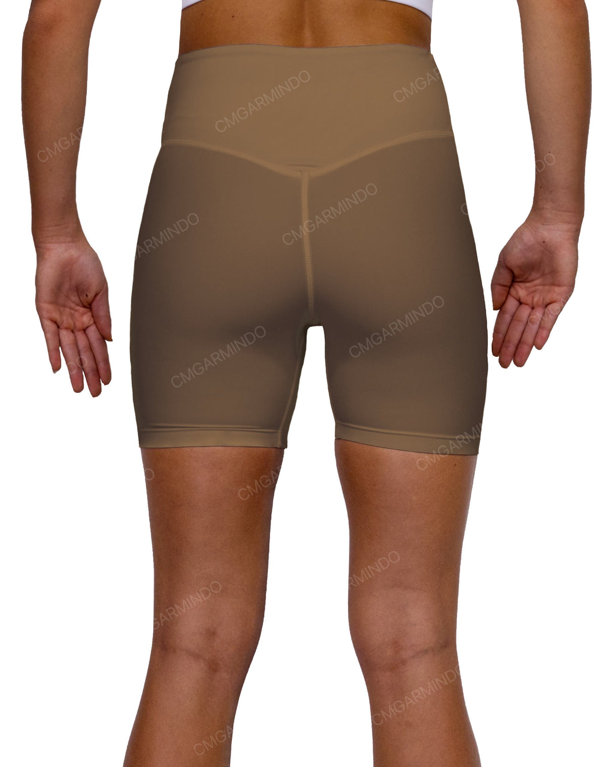 High Rise V-Back Shorts