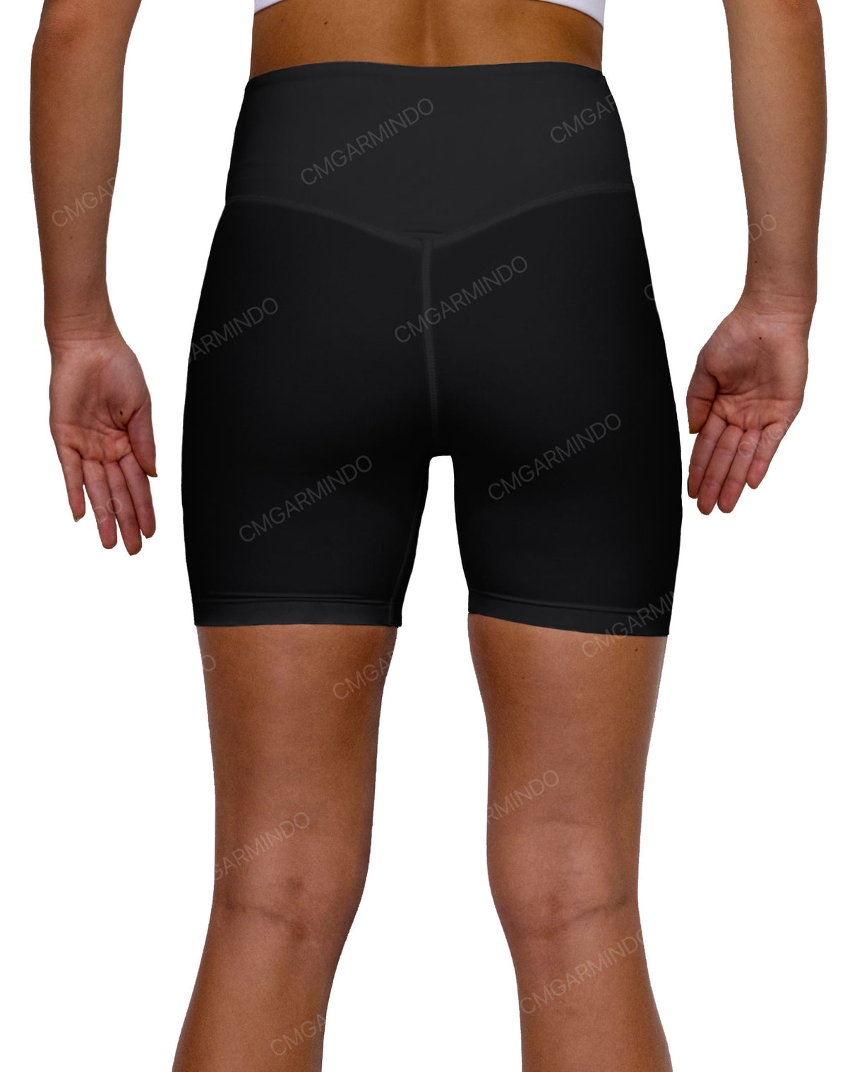 High Rise V-Back Shorts