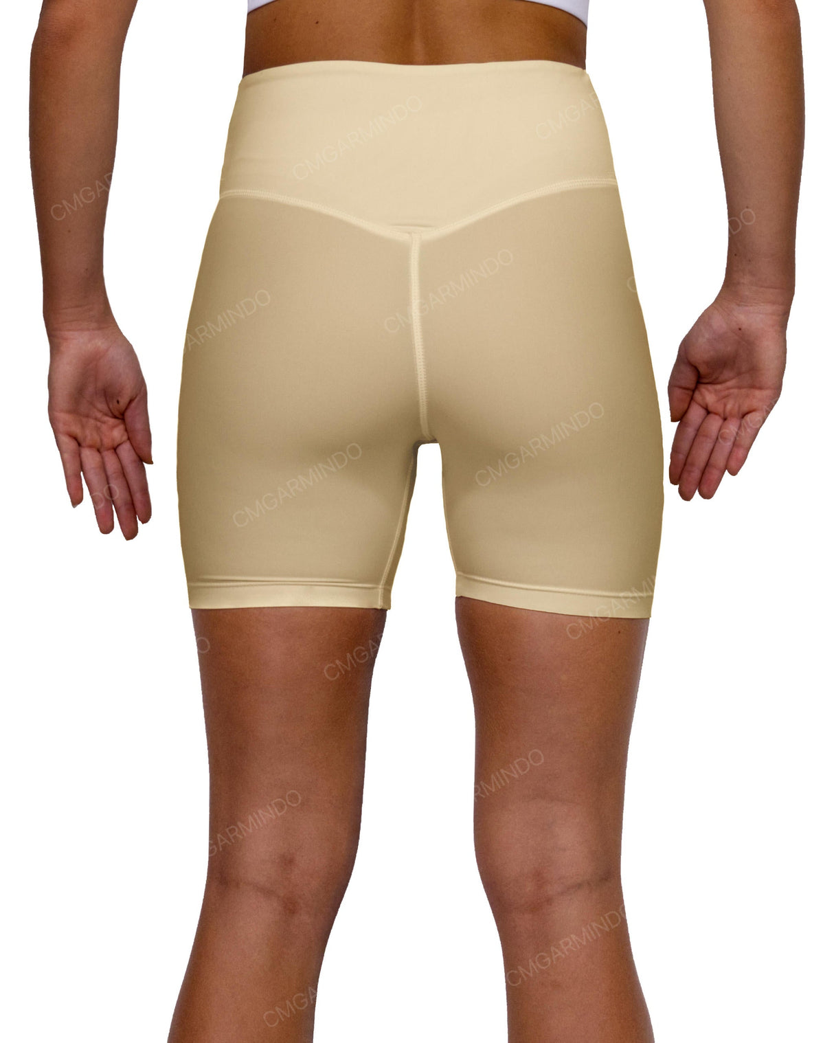 High Rise V-Back Shorts
