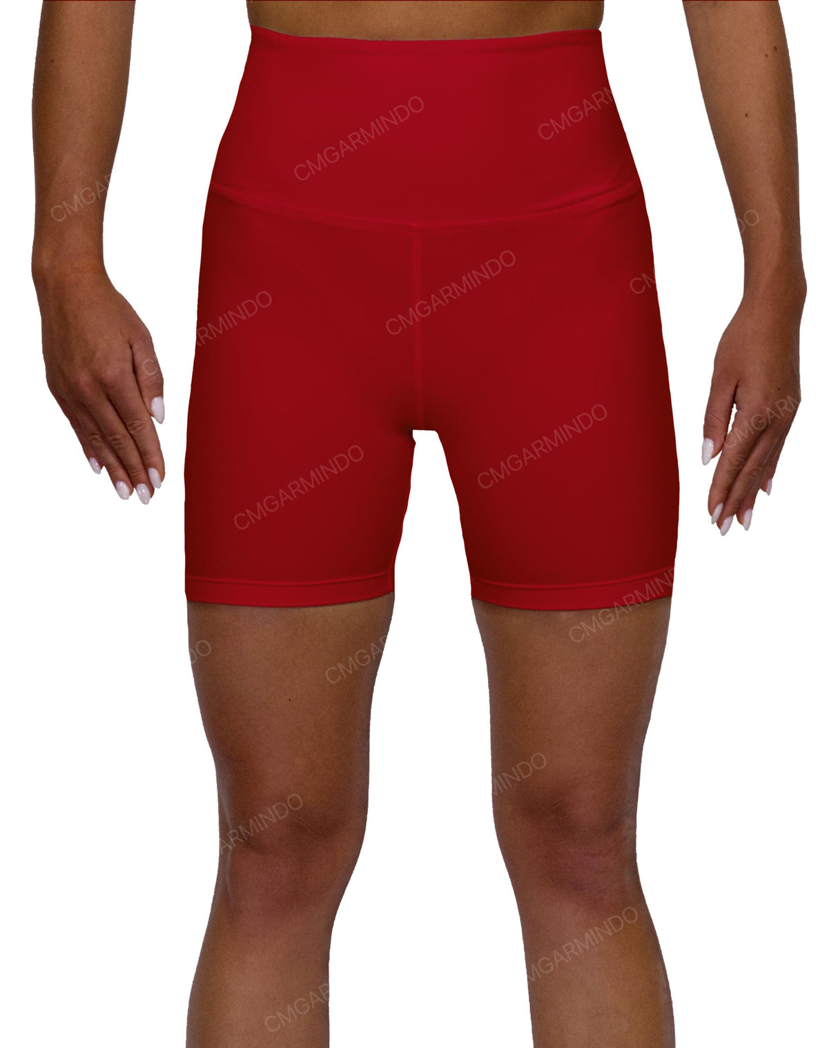 High Rise V-Back Shorts