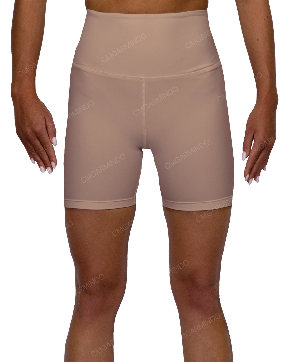 High Rise V-Back Shorts