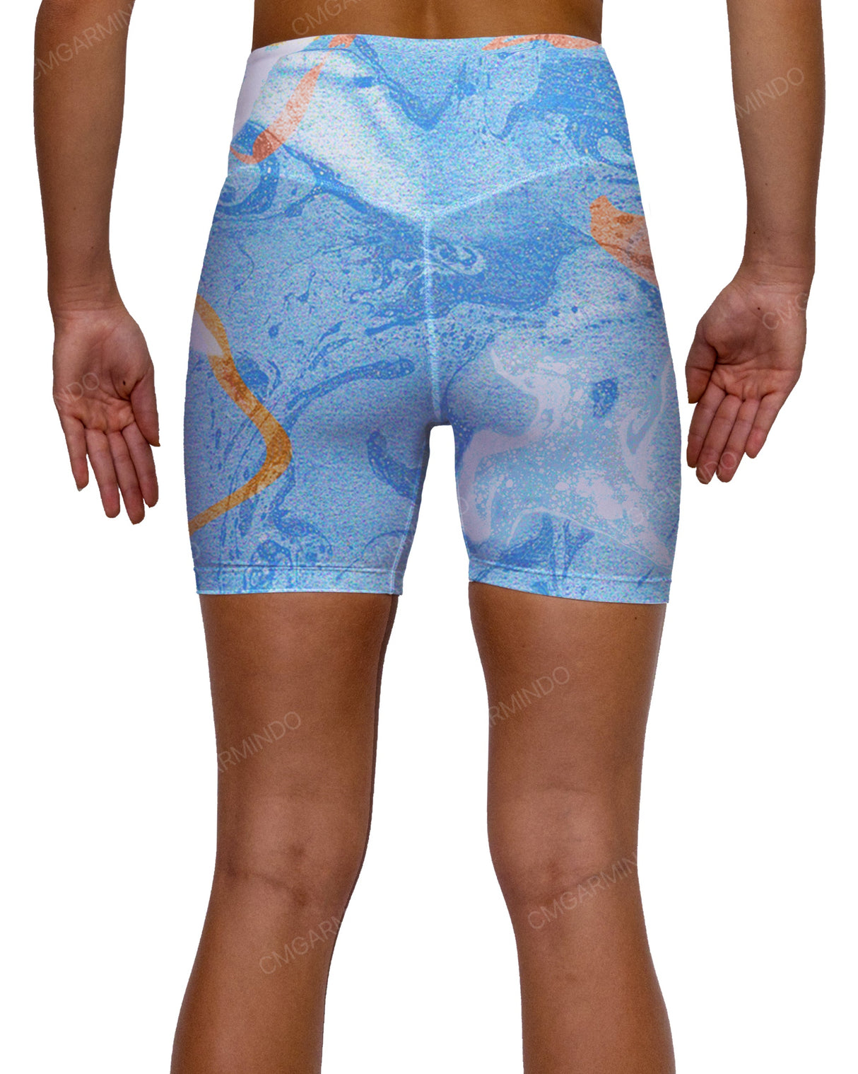 High Rise V-Back Shorts