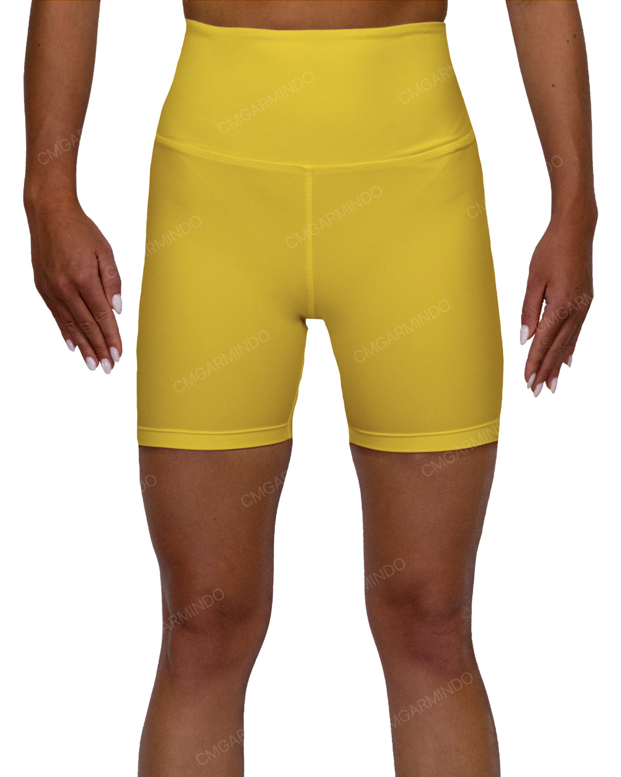High Rise V-Back Shorts