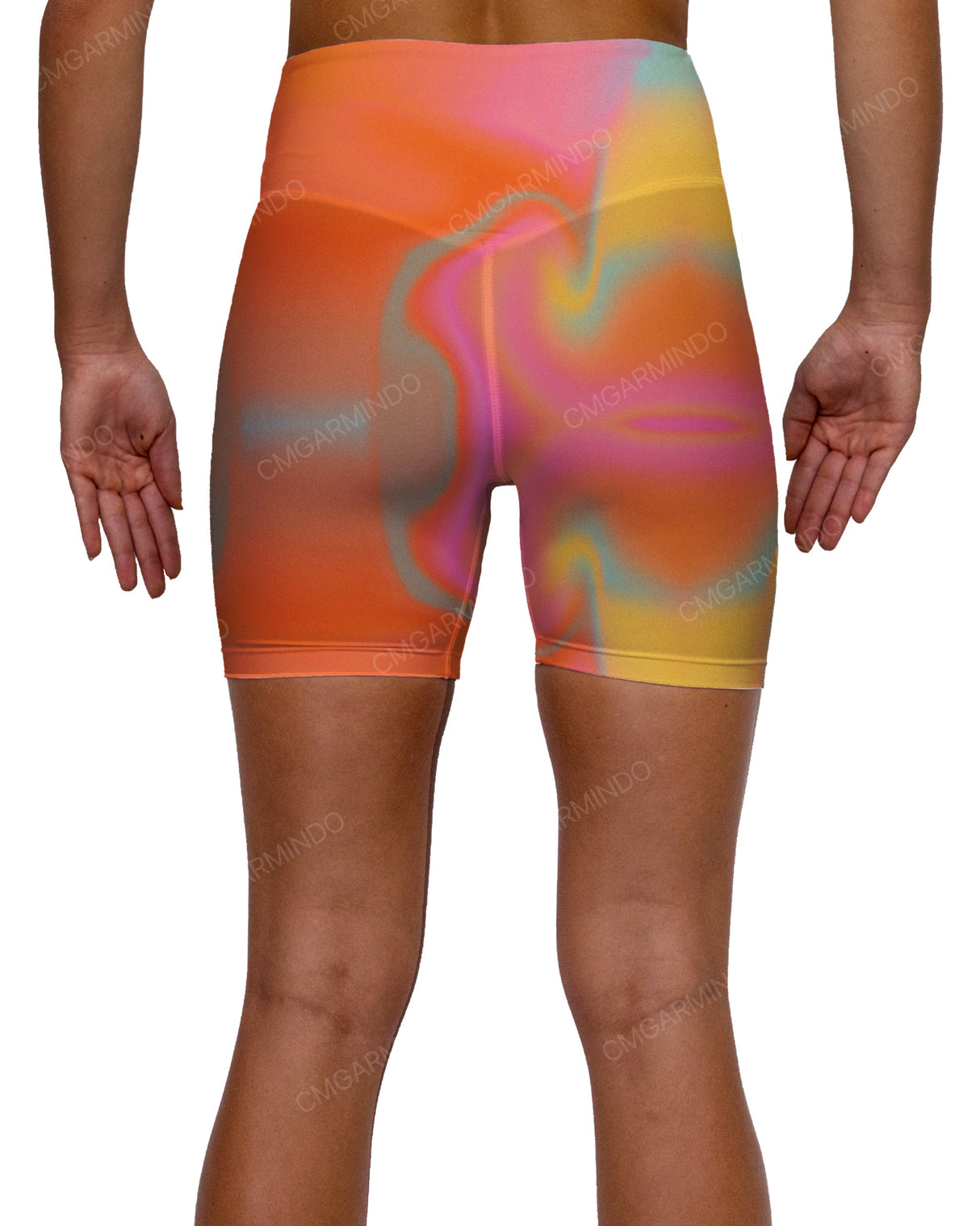 High Rise V-Back Shorts