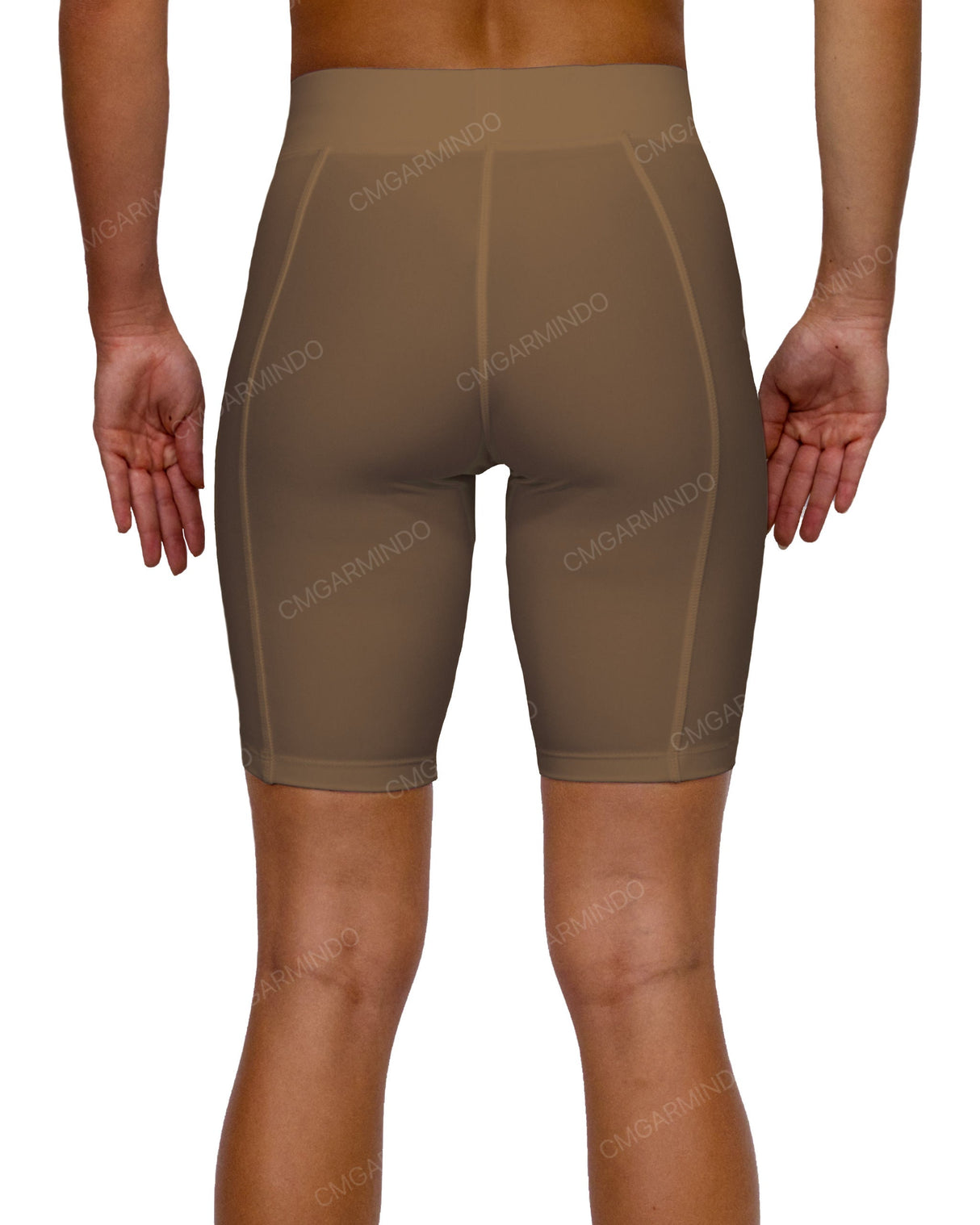Mid Rise Side Panel Shorts