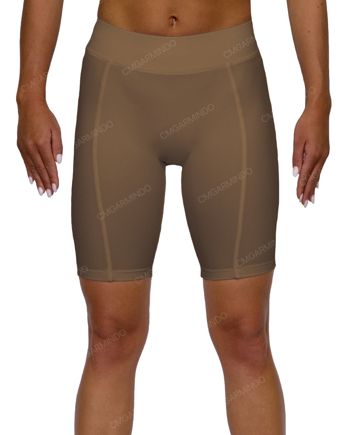 Mid Rise Side Panel Shorts