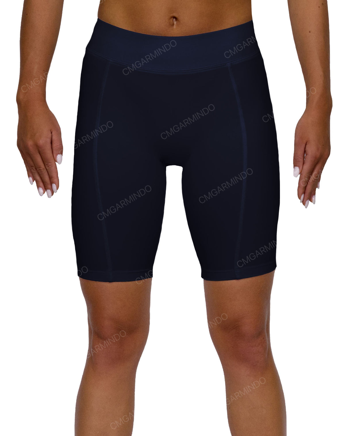 Mid Rise Side Panel Shorts