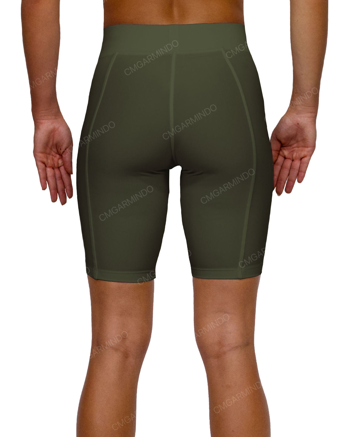 Mid Rise Side Panel Shorts