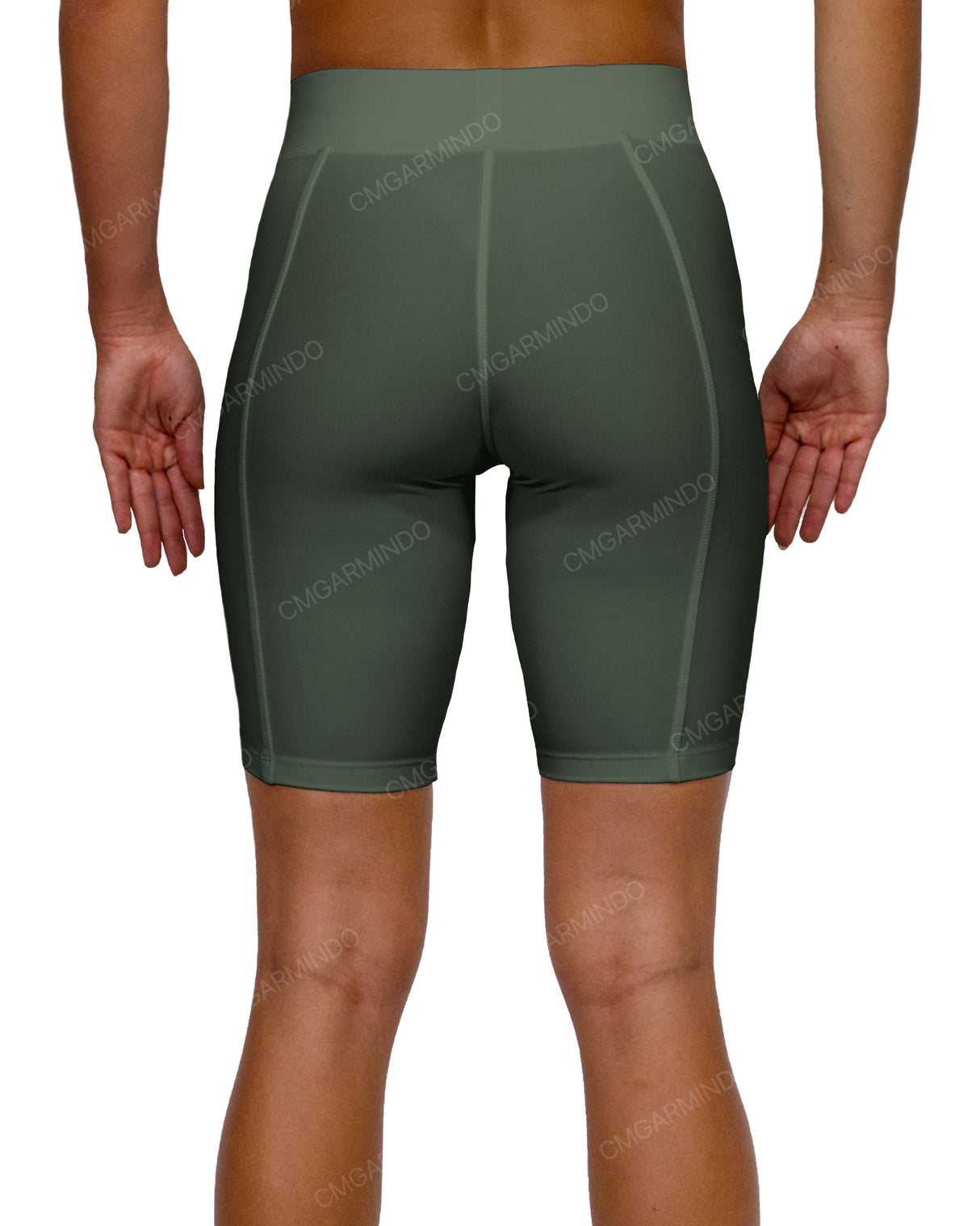 Mid Rise Side Panel Shorts
