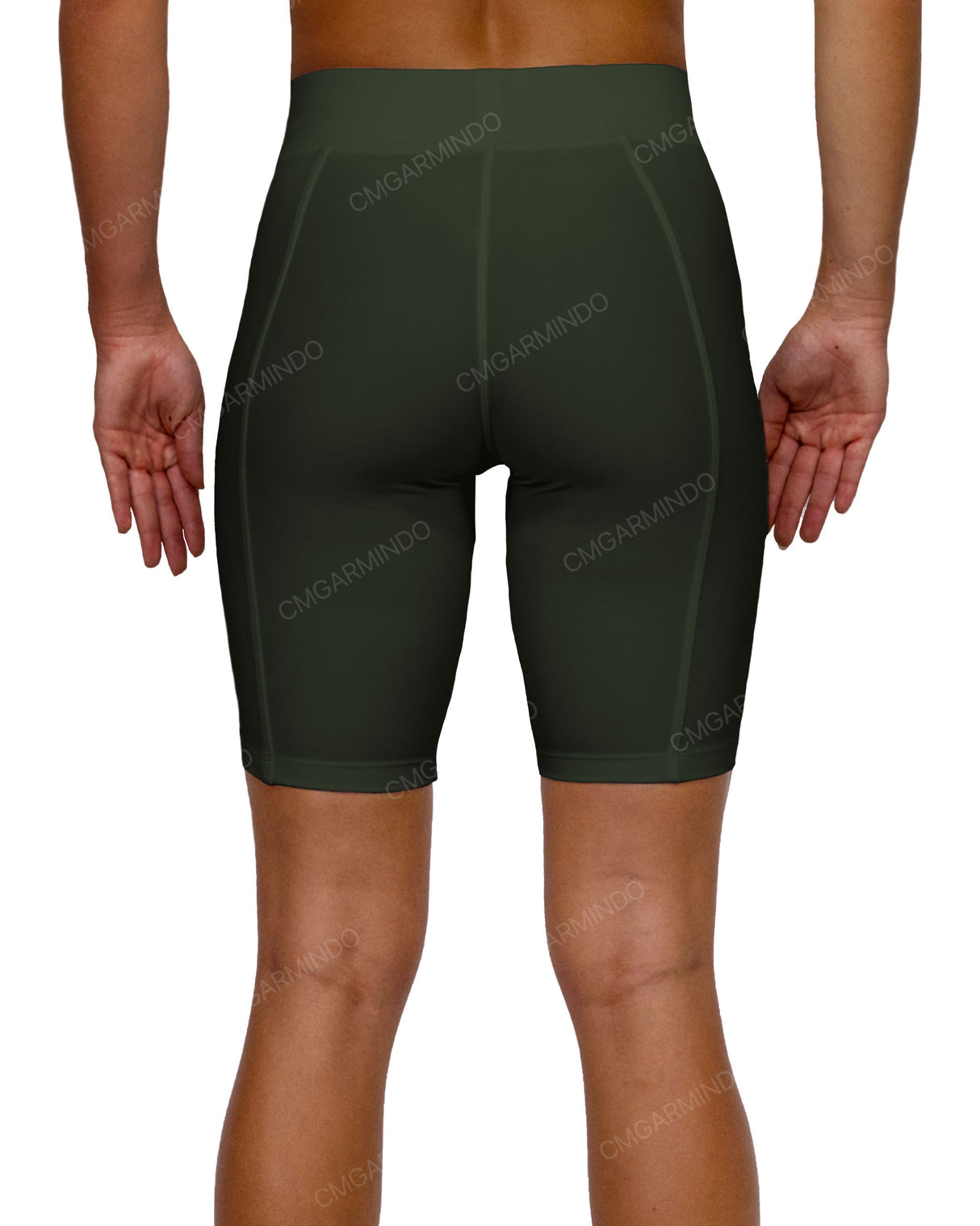 Mid Rise Side Panel Shorts