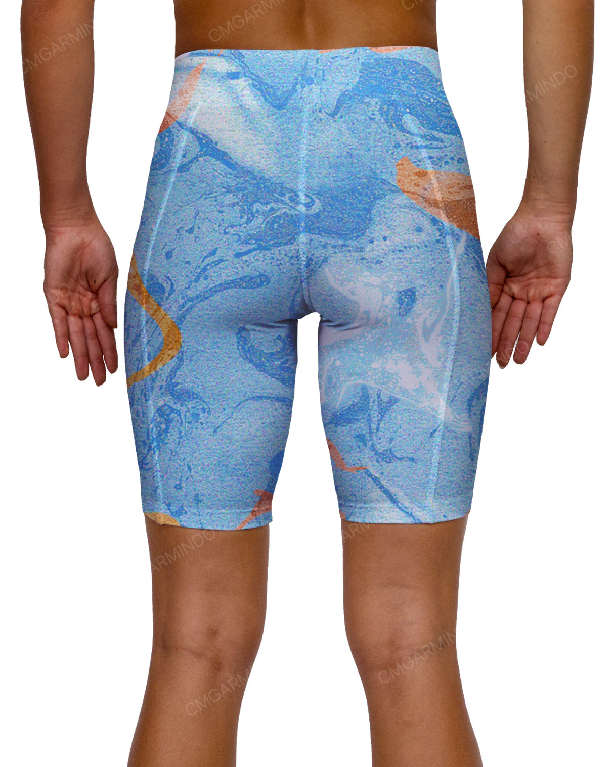 Mid Rise Side Panel Shorts