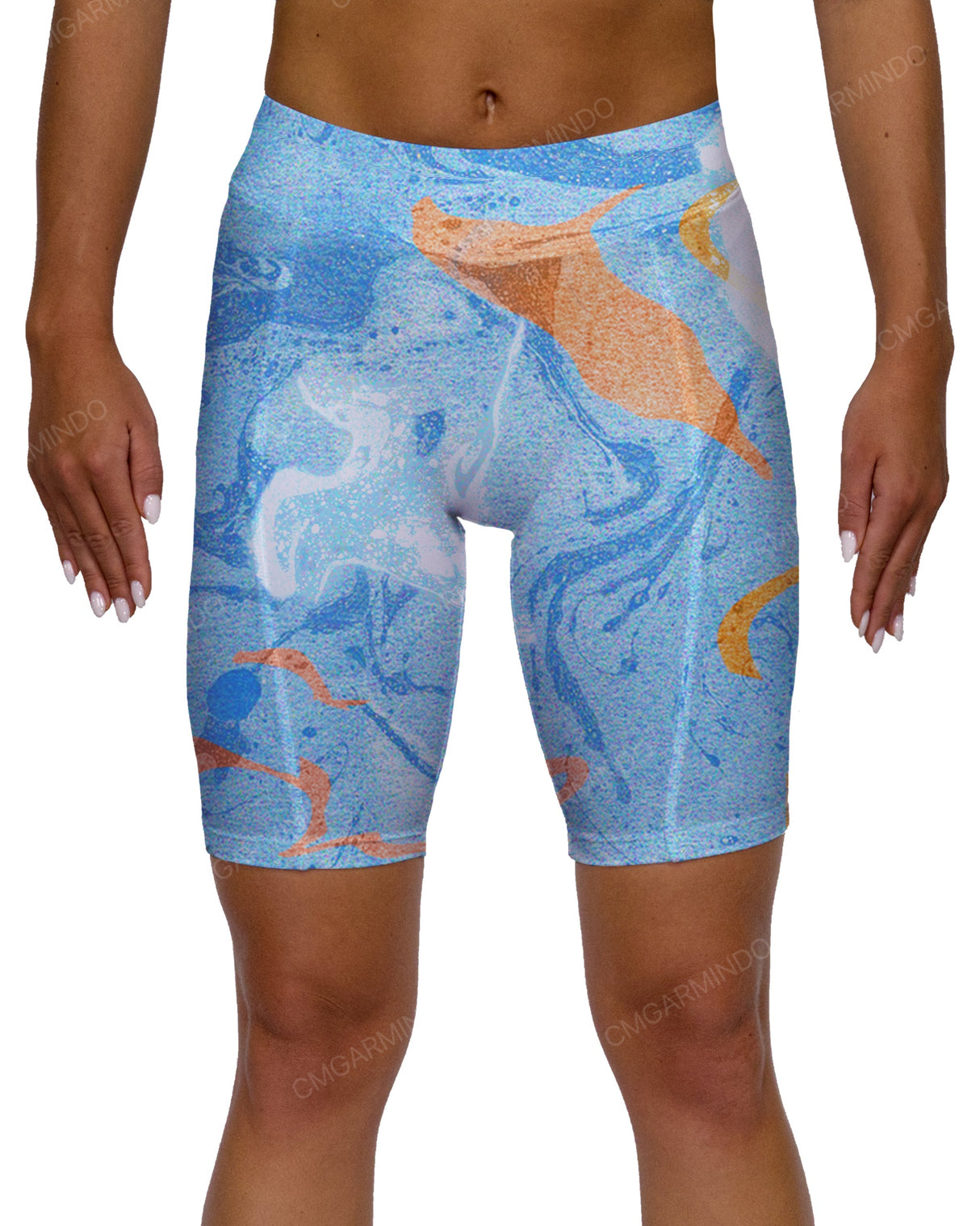 Mid Rise Side Panel Shorts