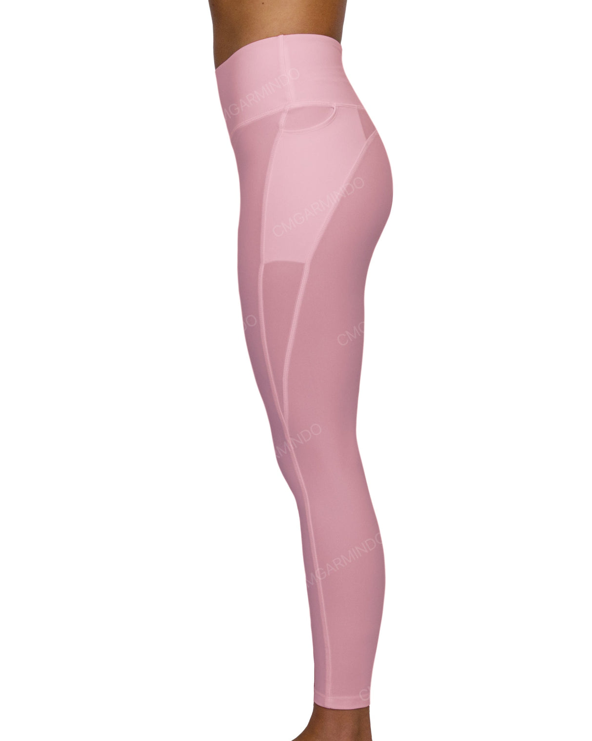 Mid Rise 7/8 Length Multiplanel Leggings