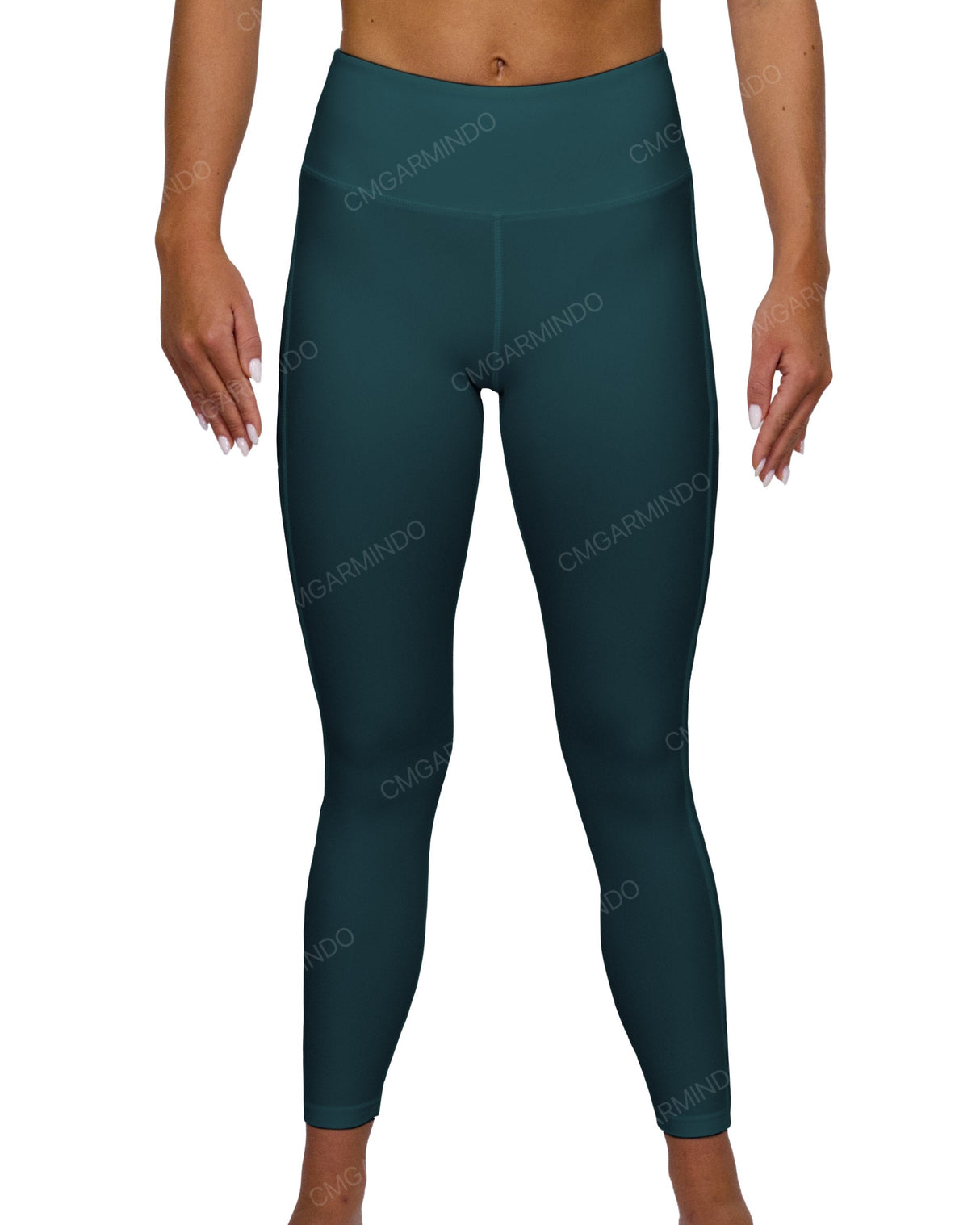 Mid Rise 7/8 Length Multiplanel Leggings