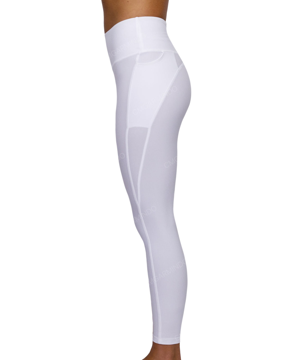Mid Rise 7/8 Length Multiplanel Leggings
