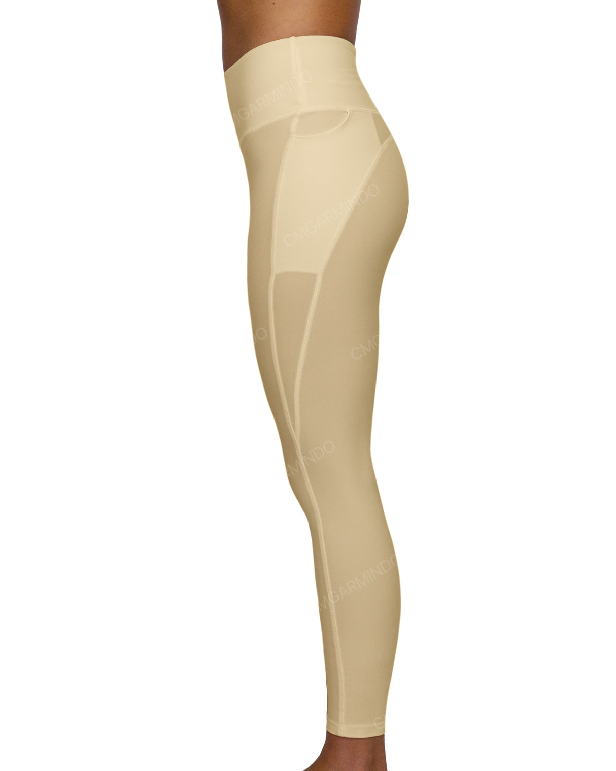 Mid Rise 7/8 Length Multiplanel Leggings