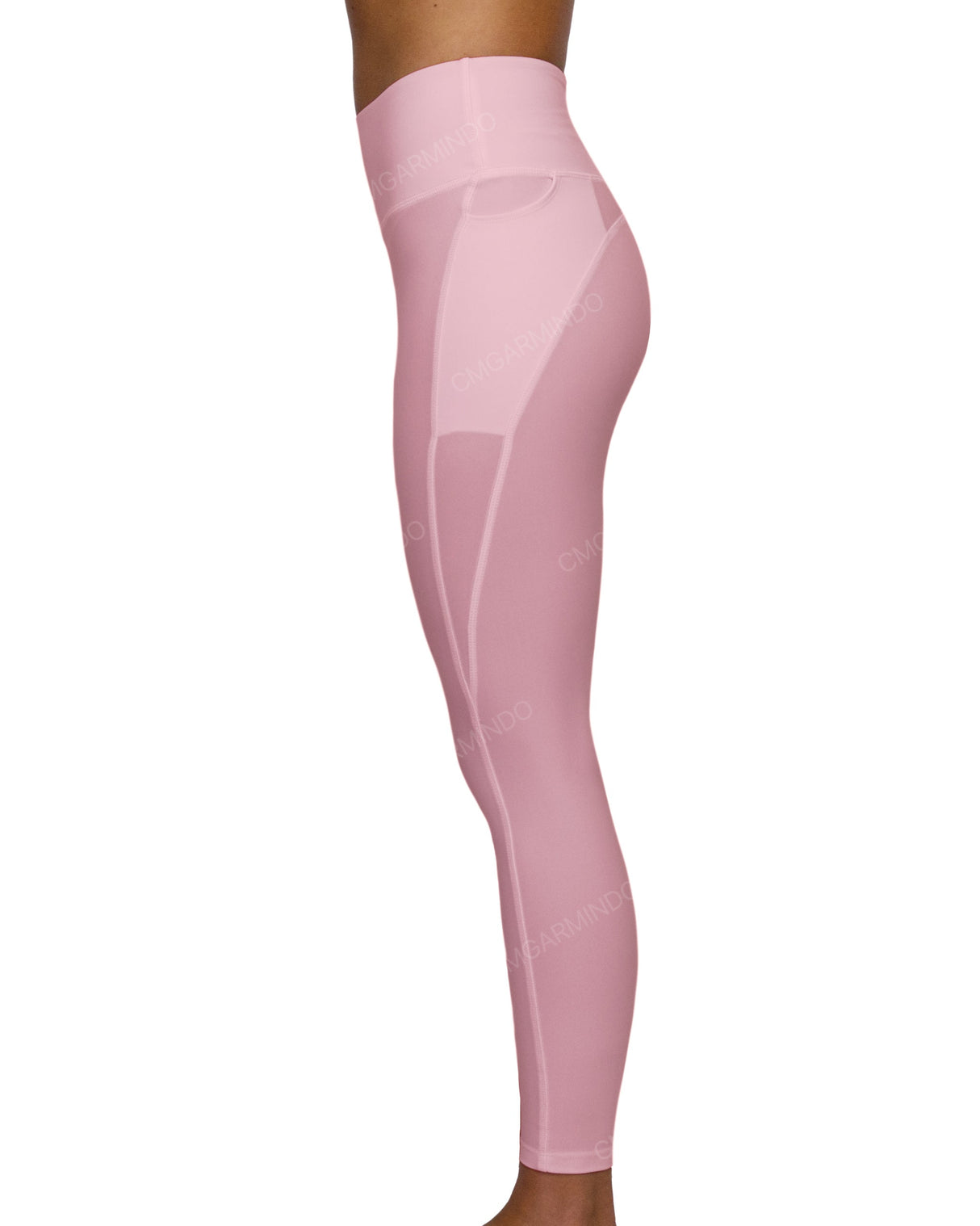 Mid Rise 7/8 Length Multiplanel Leggings