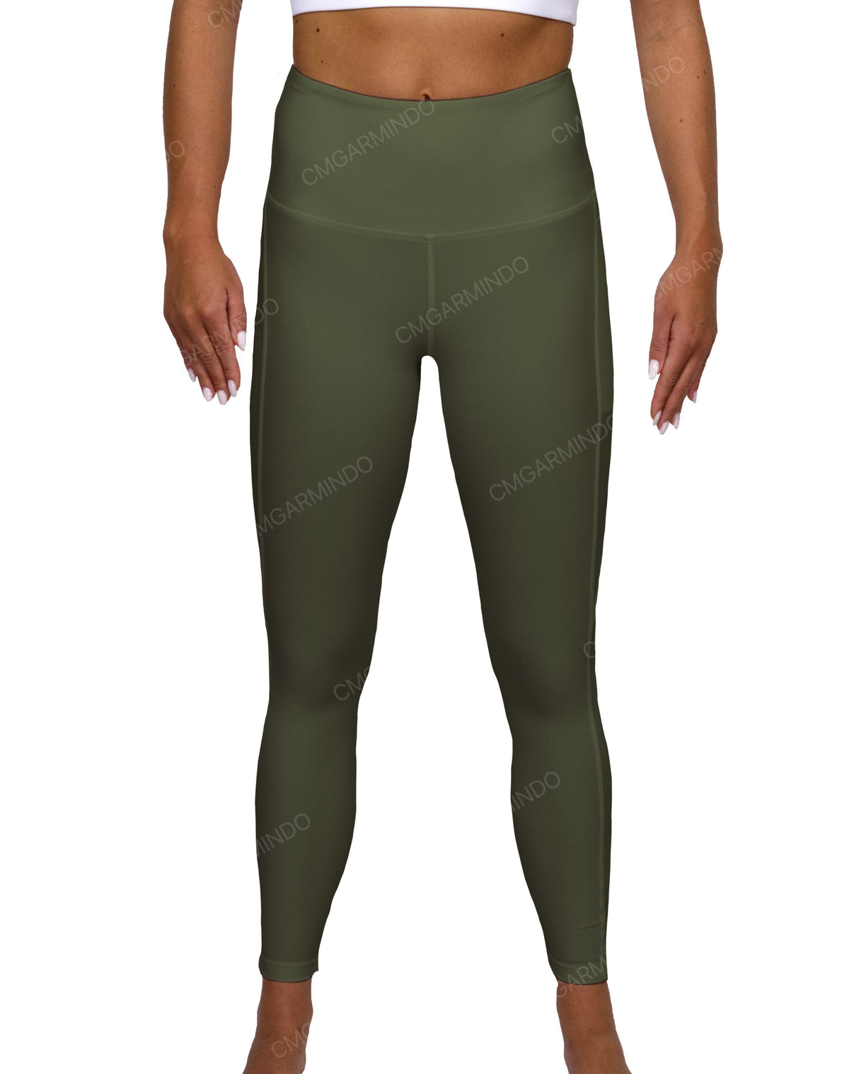 High Rise 7/8 Length Multipanel Leggings