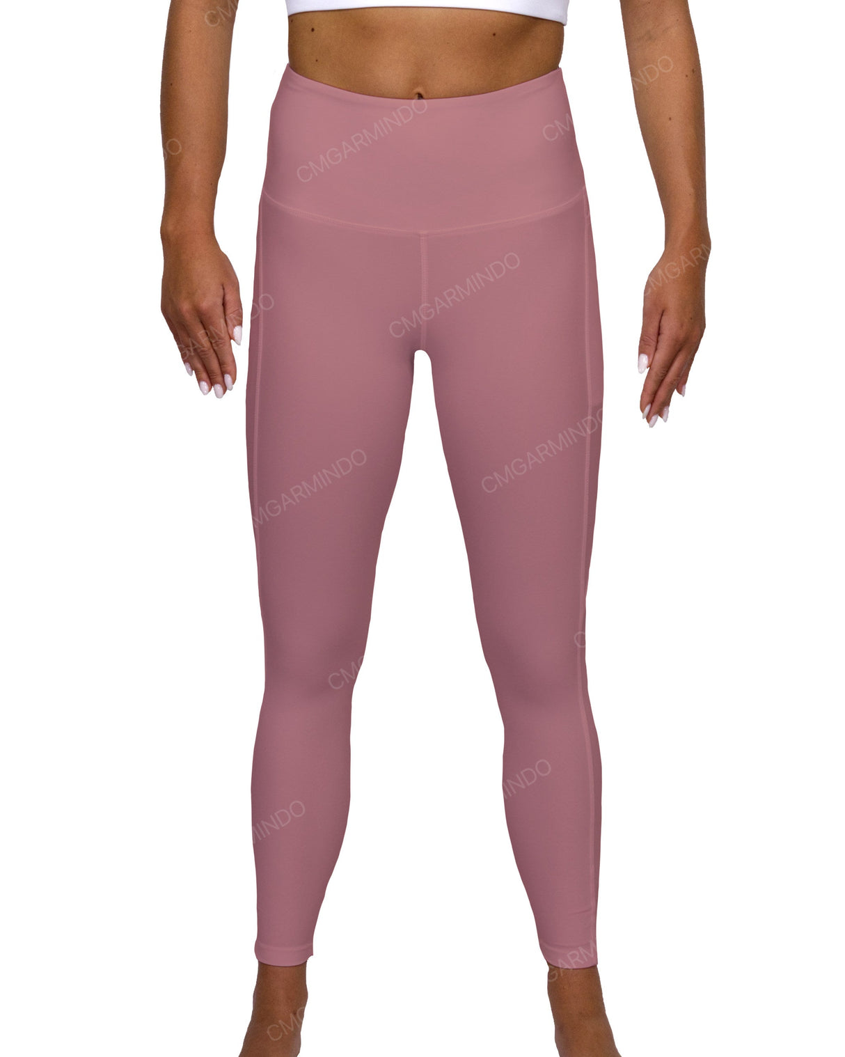 High Rise 7/8 Length Multipanel Leggings