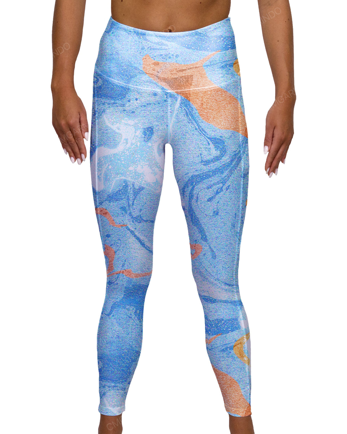High Rise 7/8 Length Multipanel Leggings