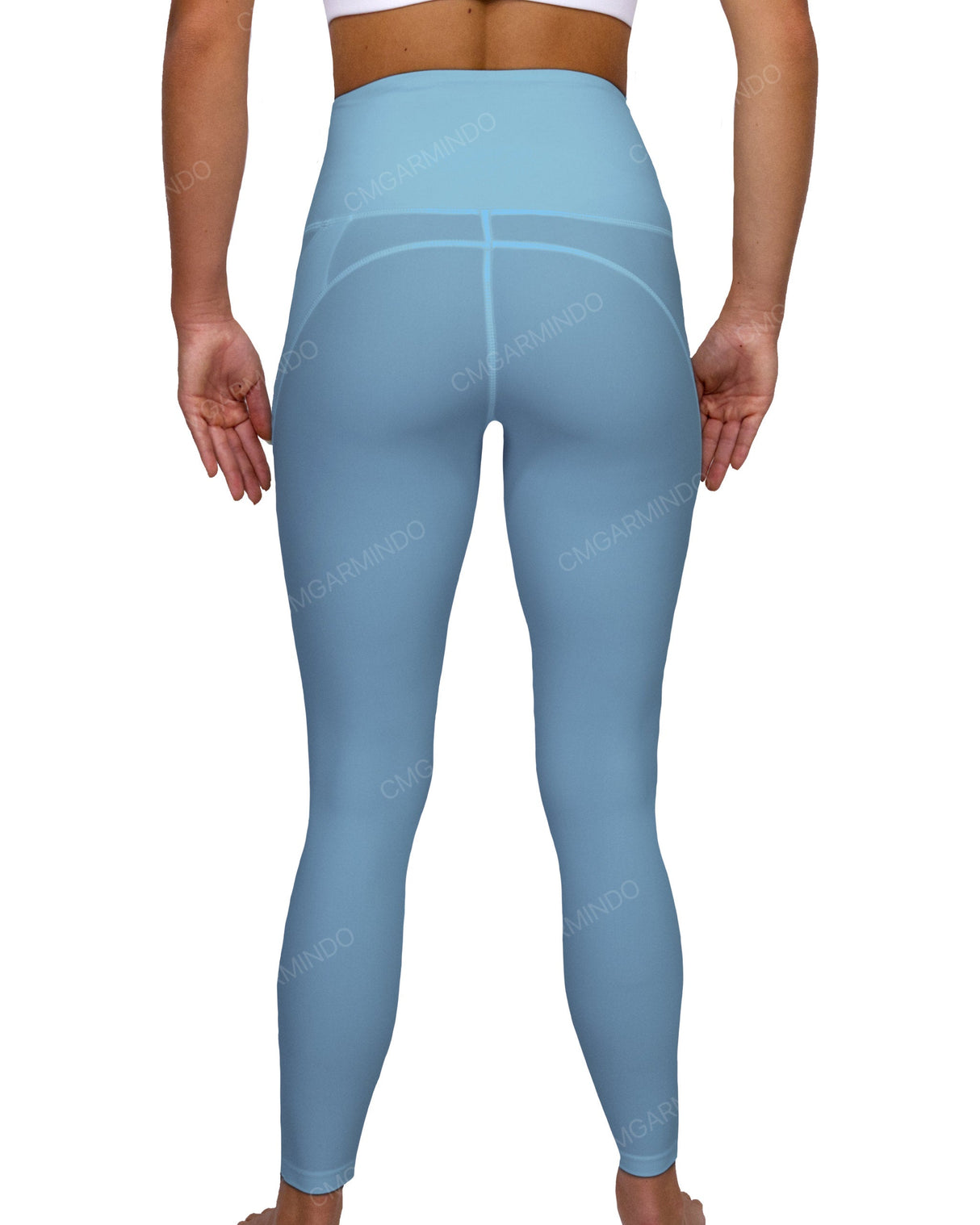 High Rise 7/8 Length Multipanel Leggings