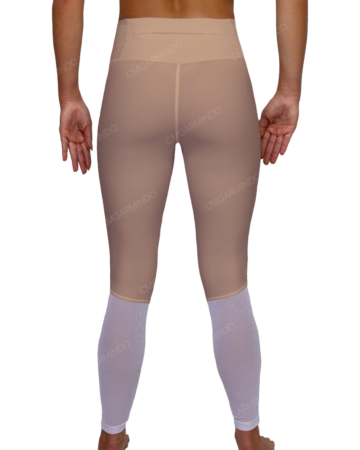Mid Rise 7/8 Length Back Mesh Leggings
